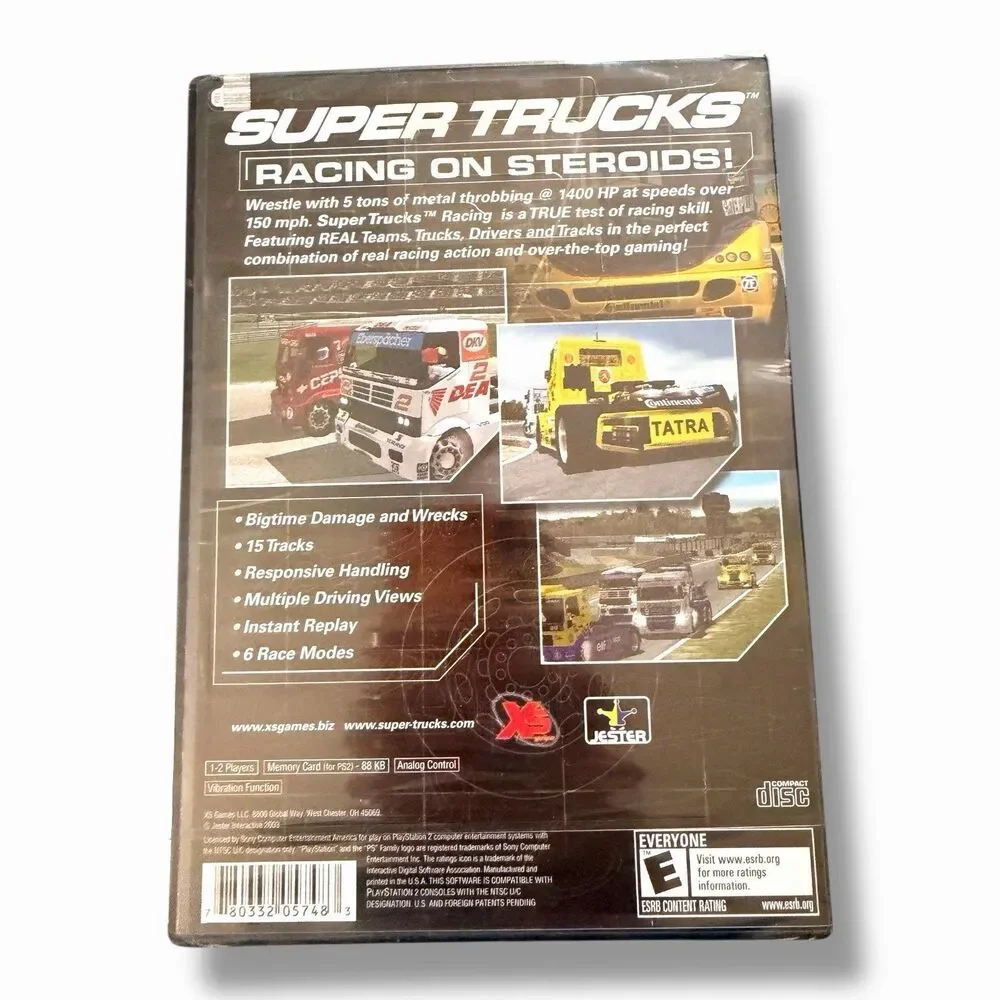 Super Trucks Racing (PlayStation 2 PS2, 2003) ☆ SEALED ☆ Brand New ☆Fast Ship